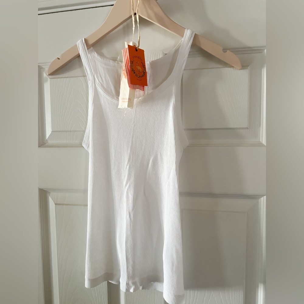 Coniglio Palm Beach White Tank (one size)